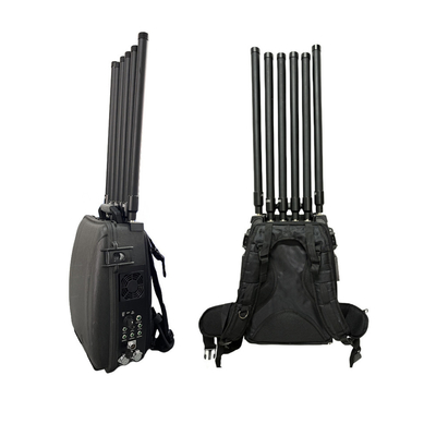 50W 70W Backpack Drone Jammer 400MHz 800MHz 1.2G 2.4G 5.2G 5.8G Αντι FPV