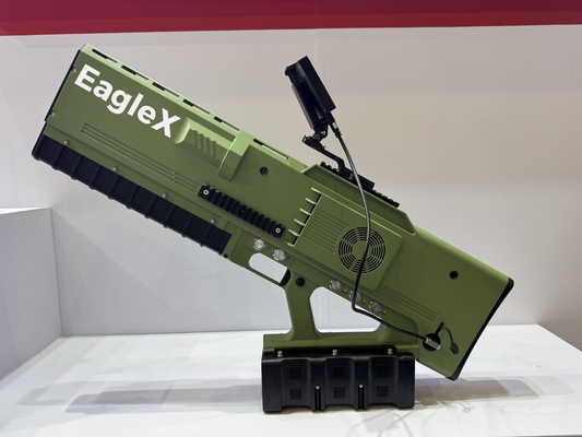 3KM-5KM χειροκίνητος ανιχνευτής Drone 900MHz 1.5GHz 2.4GHz 5.8GHz Jammer Gun όλα σε ένα
