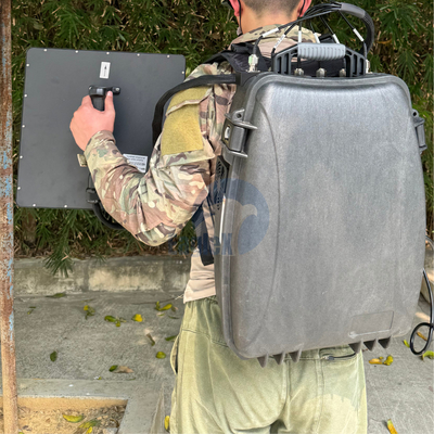 900M 2.4G 5.8G Drone Jammer Backpack Αντι UAV FPV Manpack Jammer
