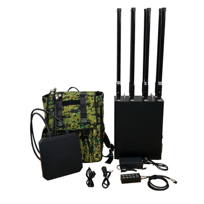 1.5KM~2KM Range Drone Jammer UAV Signal GPS Άμυνα Αντι Drone Backpack Jammer