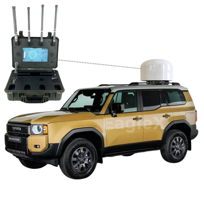 Αστυνομικό SUV Drone Jammer Στρατιωτικό 8000M Οχήμα Mounted Jammer για την συνοριακή περιπολία