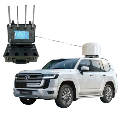 8000M FPV 3KM UAV Drone Jammer 360° Πλήρης εναέριος χώρος Anti Drone Jammers