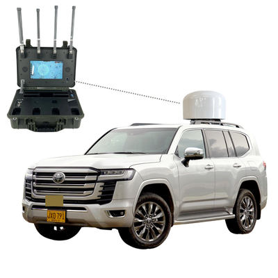 Οχήματα SUV Drone Jammer 8KM Ανίχνευση FPV 3KM Αντιμέτρα Αντι Drone λύση
