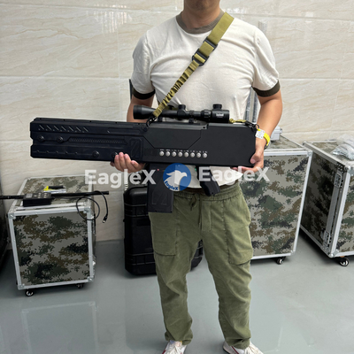 Ενίσχυρη 8-συχνότητα 2000M Anti FPV Drone Gun Handheld Portable Drone Jammer 433MHz -5.8G