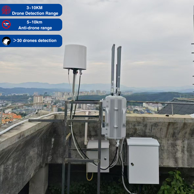 2.4 GHz, 5.8 GHz Attack Drone Jammer Fixed Outdoor Fpv Jamming Detection All in one με σύστημα ελέγχου ελέγχου Drone