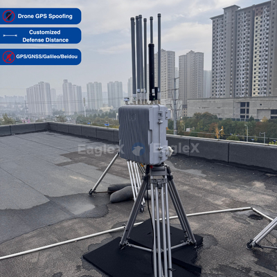 Μη επανδρωμένο αεροσκάφος FPV GPS, BeiDou, GLONASS Galileo συσκευή παραποίησης για αεροδρόμια, φυλακές, συνοριακή ασφάλεια, ασφάλεια στα εργοστάσια παραγωγής ηλεκτρικής ενέργειας