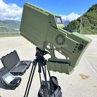 3-In-1 (Αναγνώριση και παρεμβολή) Κινητή συσκευή άμυνας μη επανδρωμένου αεροσκάφους φορητό FPV Drone Jammer