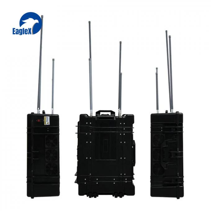 1.5KM Απόσταση φορητό αντι-drone jammer 20MHz-6000MHz Drone σήμα scrambler 0