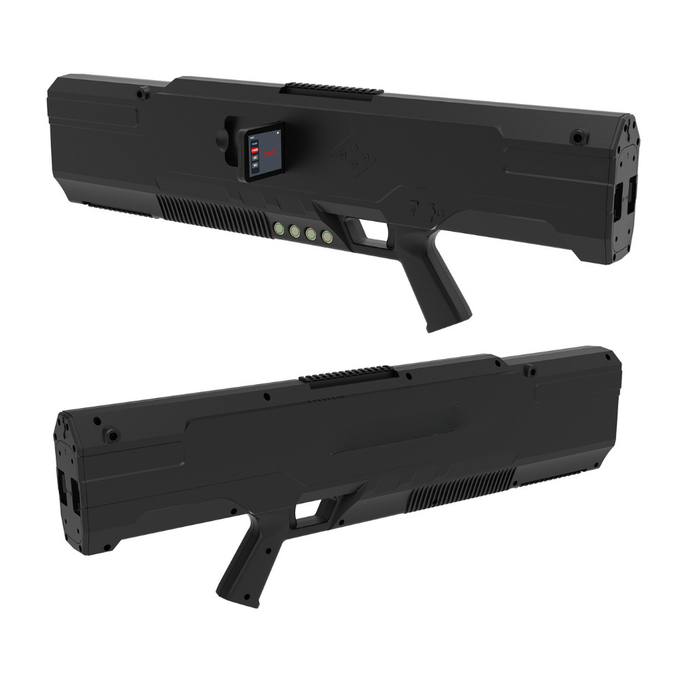 900MHz, 1.5GHz, 2.4GHz, 5.8G 1-1.5KM Drone Jammer Αντι-Drone UAV Gun με αναδιπλούμενη οθόνη 0