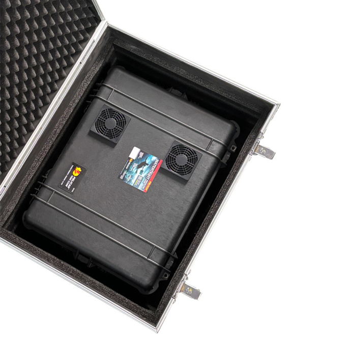 8 Κανάλι 3KM Trolley Style Drone Jammer 1.2GHz 1.4GHz 1.5GHz 2.4GHz 5.2GHz 5.8GHz 0