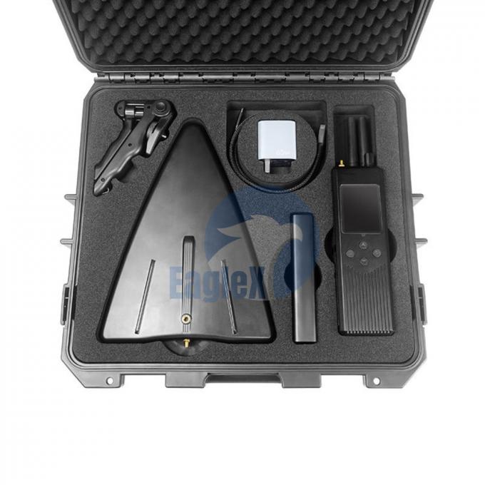 2.4GHz 5.8GHz DJI Drone Detection System Custom 2000m Drone Detection και παρεμβολή 0